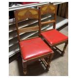 Pair of Wood Chairs