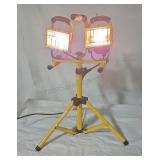 Halogen work light. Adjustable height. Works.