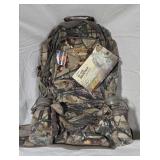 Backpack.  Fieldline camouflage 2-in-1 system.