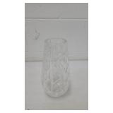 Cut glass vase