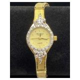 Helbros Ladies Diamond Crested Wrist Watch