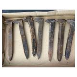 7pc Railroad Tie Spikes