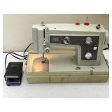 Sears Sewing Machine W/ Foot Control & Hard Case