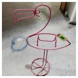 Flamingo plant stand