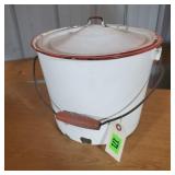 Vintage enamel pot