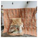 Shabby chic quilts (2), pillow, shams (2),