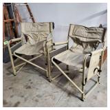 Portable lawn chairs (2)