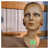 Mannequin hat bust