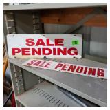 Sale Pending metal signs (2)