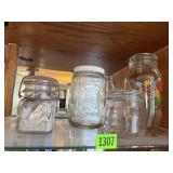 Vintage storage jars