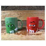 M&M coffee mugs (2)