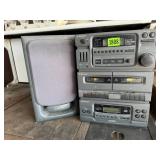 Emerson CD/cassette stereo, speaker