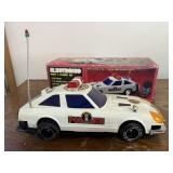 Vintage electronic police car