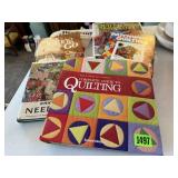 Quilting, needlepoint books