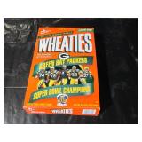 Wheaties, super bowl 31 cereal and box