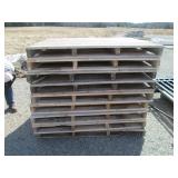 (9) 4x5 pallets