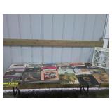 Vtg country LPs & white crate