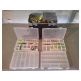 tackle and organizers with bag