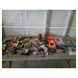 wide variety of tools, garage items