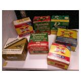 VTG shotgun shell boxes  EMPTY, boxes only