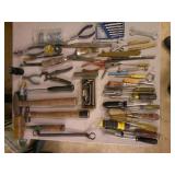 hammers, screwdrivers, tools