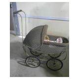 vtg doll buggy