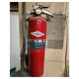 charged fire extinguisher