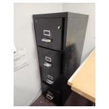 Quill fire and impact resistant file cabinet