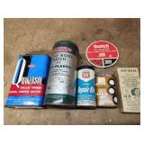 Vtg EMPTY tins, boxes