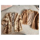 fur or fake fur wraps