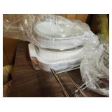 casserole dishes, racks