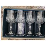 crystal goblets