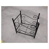 Decorative metal doll bed crib