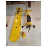 RC AIRPLANE - Piper Cub, yellow-black