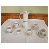 Antique vintage limoge China porcelain tea set