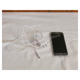 Samsung Galaxy j3 cell phone and charger