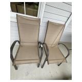 Brown Outdoor Chairs(2)