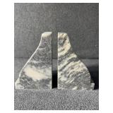 Marble Bookends