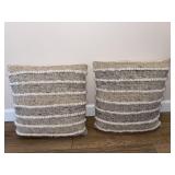 Cream Multi Texture Accent Pillows