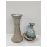 Hand Crafted  John Jarvis "Window Pottery" Vase,