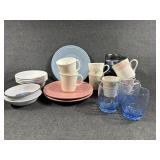 Homer Laughlin plates (3), Coffee cups