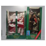 Christmas Display Figures, Holiday Scene