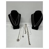 Assorted Silvertone Necklaces