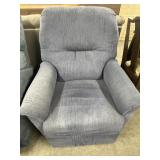 Blue Manual Recliner