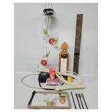 Hummingbird Wind Chime, Carpenter Squares,