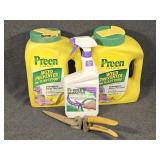 Preen Weed Preventer, Pruner, Kleenex Up(Not full)