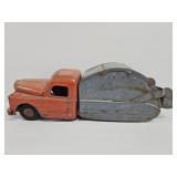 Structo Pressed Steel Toy Garbage Truck