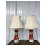 Victorian Porcelain Lamps