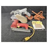 Skil 3" Belt Sander, Arrow Electric Staple Gun