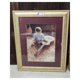 Little boy With Guitar by Steve Hanks